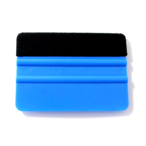 SG - Folien Rakel blau mit Filzkante