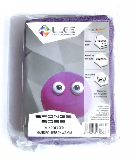 Liquid Elements - Sponge Bobb Handapplikator Mikrofaser Schwamm