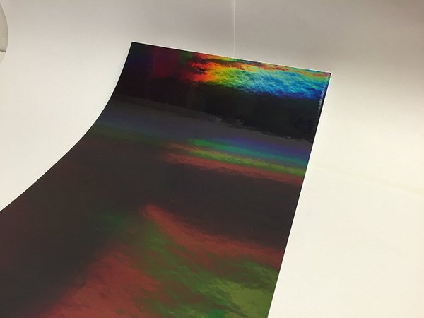 SG - Rainbow Chrom Oilslick Folie - BLACK