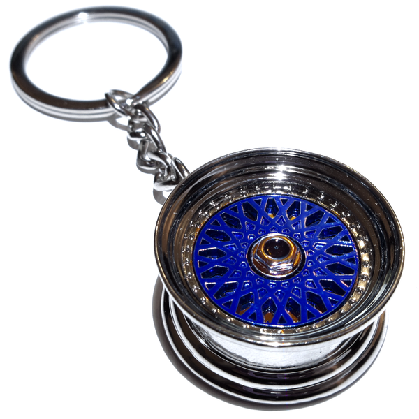 Felge Schlüsselanhänger RS Style - Blau