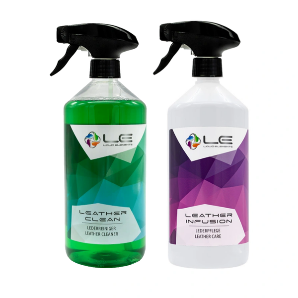 Liquid Elements - Leather Clean & Infusion Lederreinigung Versiegelungs Set 2x1L