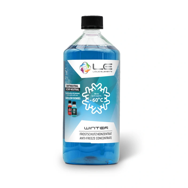 Liquid Elements - Winter Frostschutz Konzentrat "neutral" für Scheibenreinigung 1L