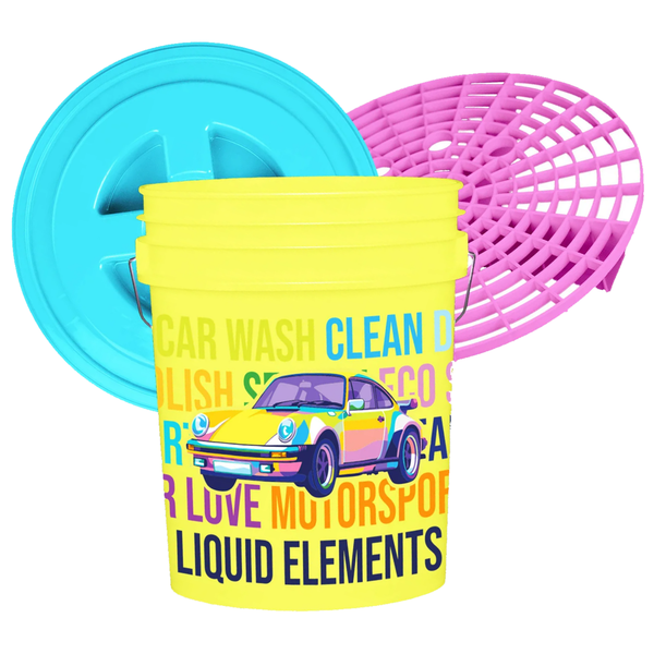 Liquid Elements Wascheimer - Set + SG Waschhandschuh Twisted Pile