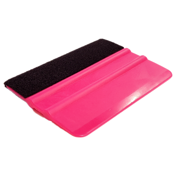 SG - Folien Rakel pink mit weicher Filzkante